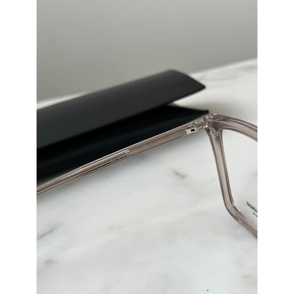 NEW Saint Laurent SL474 Opt Nude Clear Square Frames - Picture 7 of 8